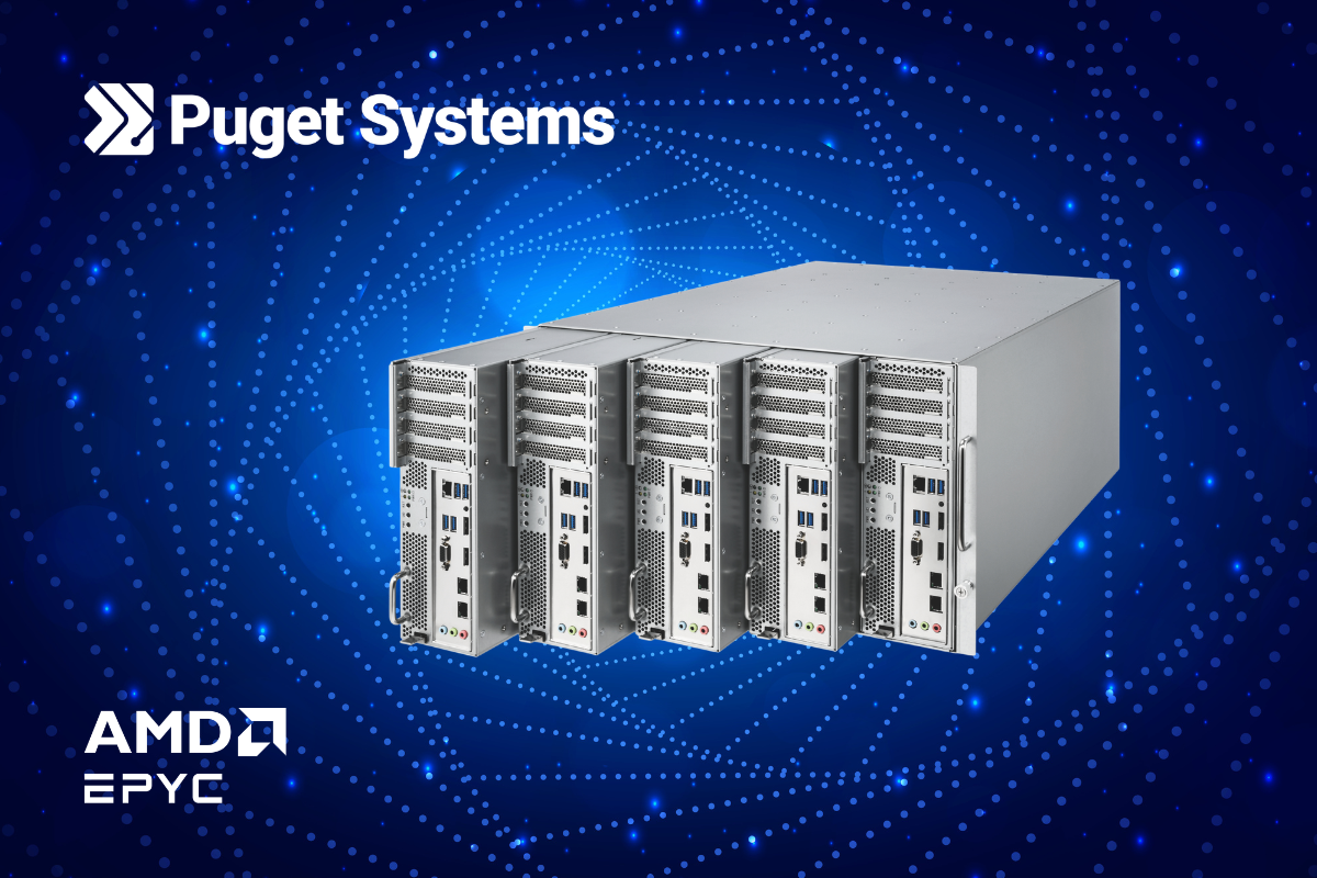 Puget Systems Delivers Flexible, High-Density Compute with MiTAC B8016H68D5