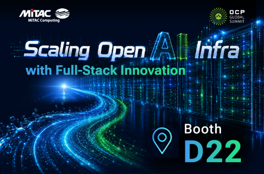 MiTAC Computing Showcases Full-Stack Innovation to Scale Open AI Infrastructure at OCP Global Summit 2026